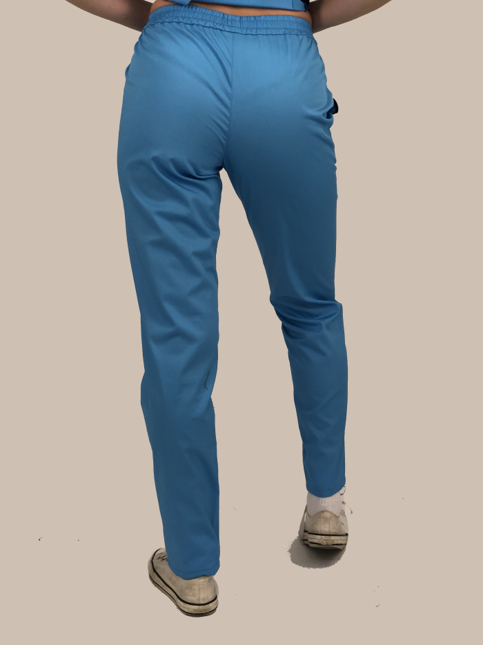 light blue medical pants, blue scrubs