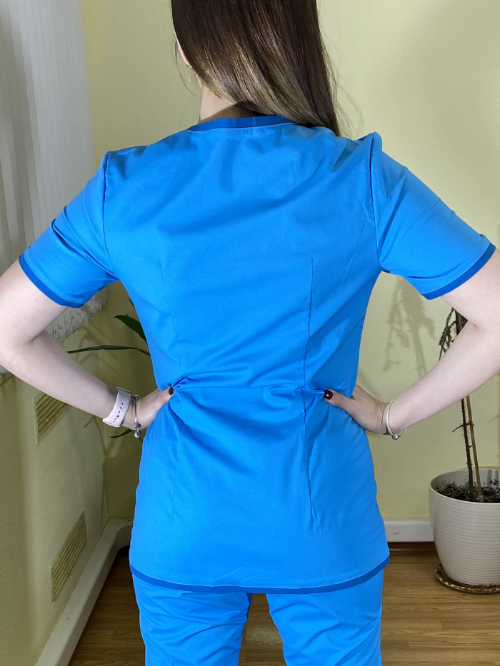 blue medical scrub, medical top blue, buy a blue medical top, order blue scrubs