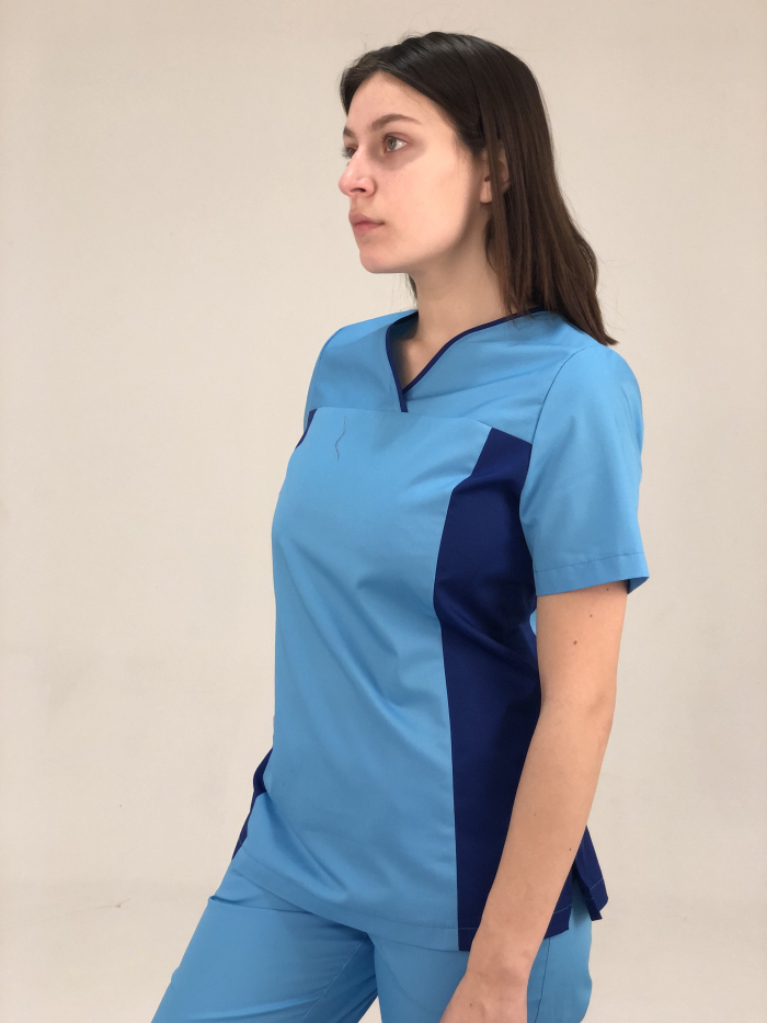 buy blue medical top, blue scrubs, blue medical top, blue scrubs with stripes