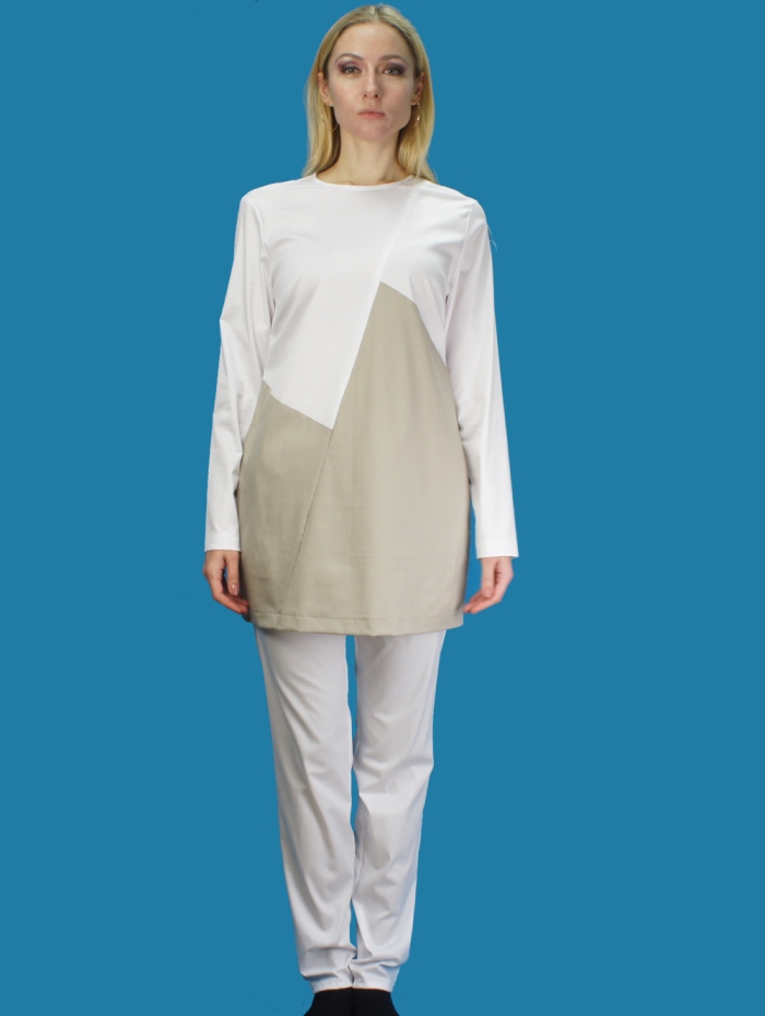 медицинская блузка с длинным рукавом, длинный рукав футболка для врачей